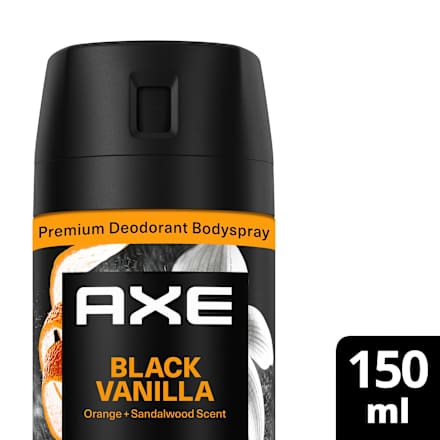 Bodyspray Black Vanilla Orange & Sandalwood Scent AXE