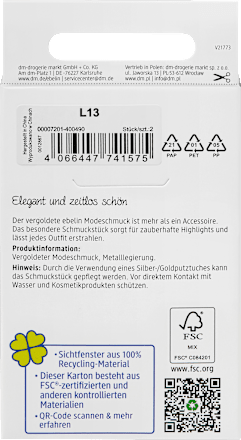 Creolen vergoldetet mit grünem Strassstein ebelin