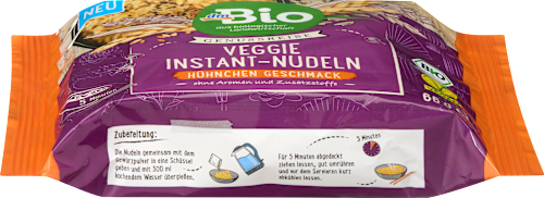 Био инстантни веган нудли с вкус на пиле dmBio