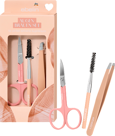 Set za oblikovanje obrvi Glowing Skin, 3-delni ebelin