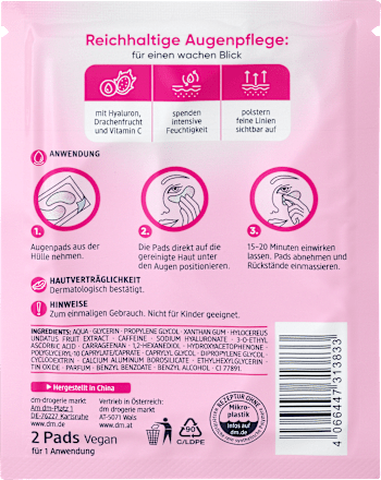 Blazinice za področje pod očmi Hydrogel Balea