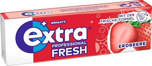 Kaugummi, Professional Fresh Erdbeere EXTRA