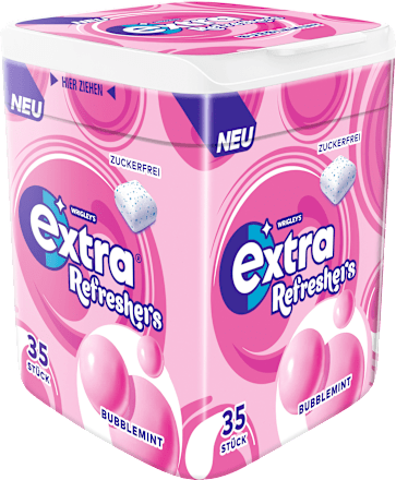 Kaugummi, Refreshers Bubblemint, zuckerfrei EXTRA