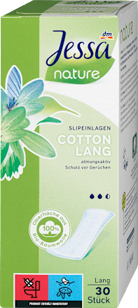 Slipeinlagen Cotton Lang nature Jessa
