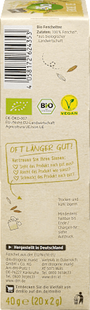 Kräutertee Fenchel (20 Beutel) dmBio