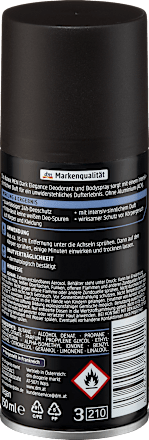 Dezodorant in sprej za telo DARK ELEGANCE Balea MEN