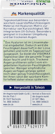 Tageslinse -3,75 VISIOMAX