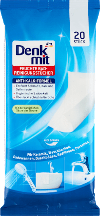 Feuchte Reinigungstücher Bad Denkmit