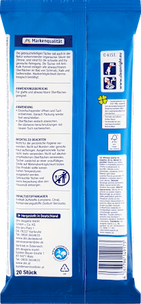 Feuchte Reinigungstücher Bad Denkmit