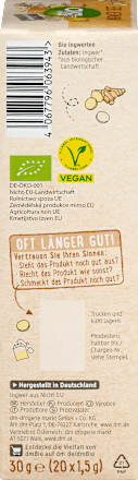 Kräutertee Ingwer (20 Beutel) dmBio