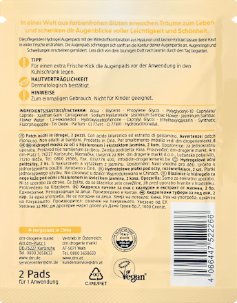 Augenpads Hydrogel Jasmin (1 Paar) Balea