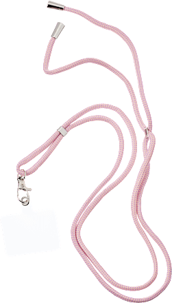 Größenverstellbare Handykette rosa ebelin