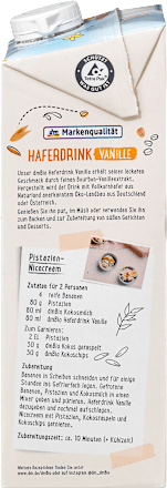 Haferdrink, Vanille  dmBio