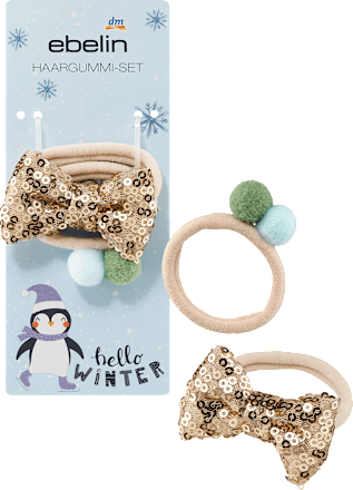Set elastice pentru păr Hello Winter ebelin