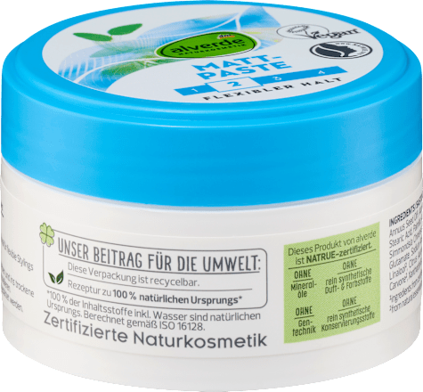 Styling Mattpaste alverde NATURKOSMETIK