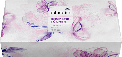 Chusteczki kosmetyczne 3-warstwowe ebelin