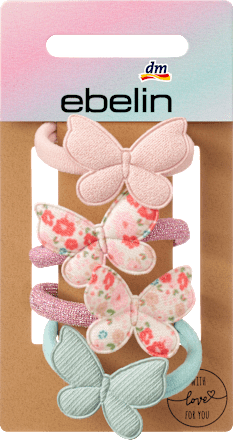 Haargummis mit Schmetterlingen ebelin