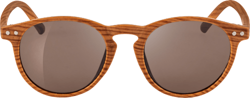 Sonnenbrille für Kinder in Holzoptik mit dunkel getönten Gläsern SUNDANCE