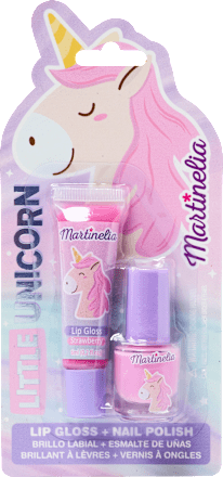 Geschenkset 2-teilig Little Unicorn Nagellack & Lipgloss Martinelia