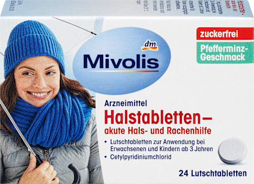 Halstabletten – akute Hals- und Rachenhilfe Mivolis