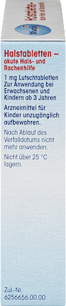 Halstabletten – akute Hals- und Rachenhilfe Mivolis