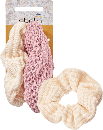 Scrunchies creme, altrosa ebelin