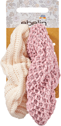 Scrunchies creme, altrosa ebelin
