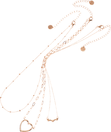 Halsketten Herz Gold-Optik ebelin