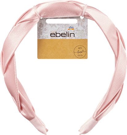 Haarreif geflochten rosa ebelin
