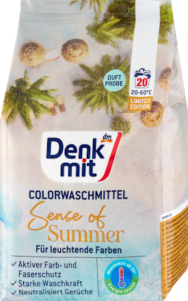 Detersivo in polvere per capi colorati Sense of Summer Denkmit