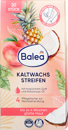 Kaltwachsstreifen Tropic Balea