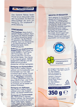 Soda u prahu Denkmit