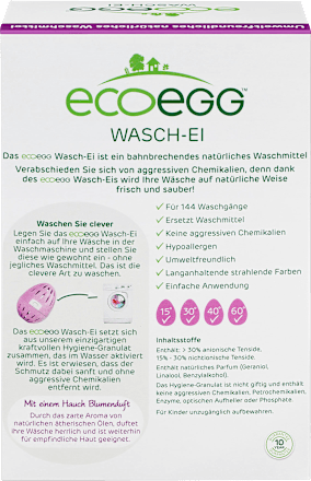 Waschei mit Blumenduft Ecoegg