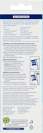 Aufsteckbürsten Active Clean Dontodent