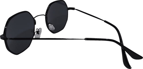 Metall-Sonnenbrille in Schwarz mit dunkel getönten Gläsern SUNDANCE