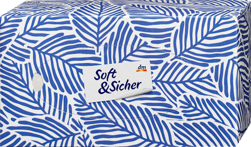 Taschentücher Box Design Soft&Sicher