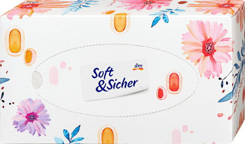Taschentücher Box Design Soft&Sicher