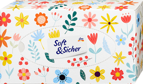 Taschentücher Box Design Soft&Sicher
