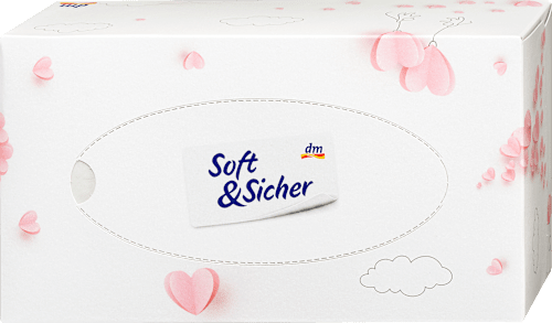 Taschentücher Box Design Soft&Sicher