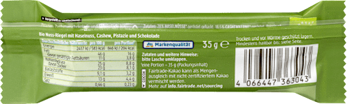 Baton cu alune de pădure, caju  și fistic ECO dmBio