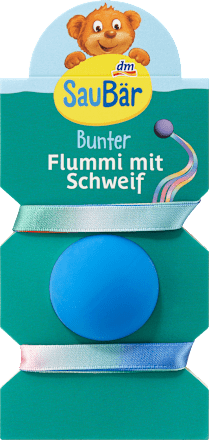 Flummi mit Schweif bunt SauBär
