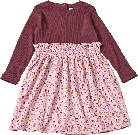 Kleid mit Ripp-Struktur, lila, Gr. 104 ALANA