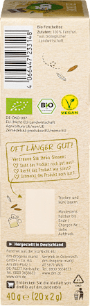 Herbatka z kopru Bio (20 x 2 g) dmBio