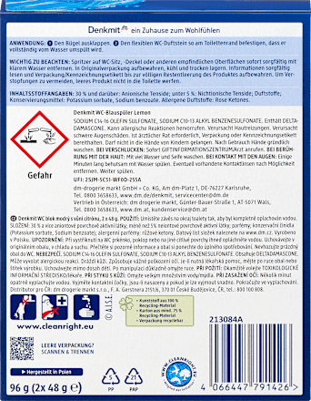 WC-Blauspüler Lemon Denkmit