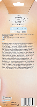 Usnjeni vložki za čevlje, velikost 40/41 (1 par) Balea