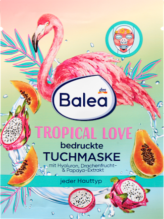 Tuchmaske Tropical Love Flamingo Balea