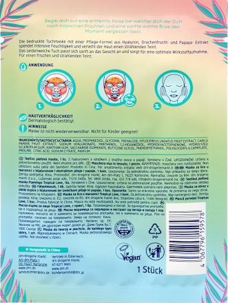 Tuchmaske Tropical Love Flamingo Balea