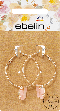 Creolen Schmetterling Gold-Optik ebelin