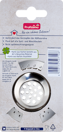 Abflusssiebe Profissimo