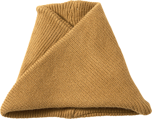 Loop Schal aus Strick & mit Viskose, braun PUSBLU